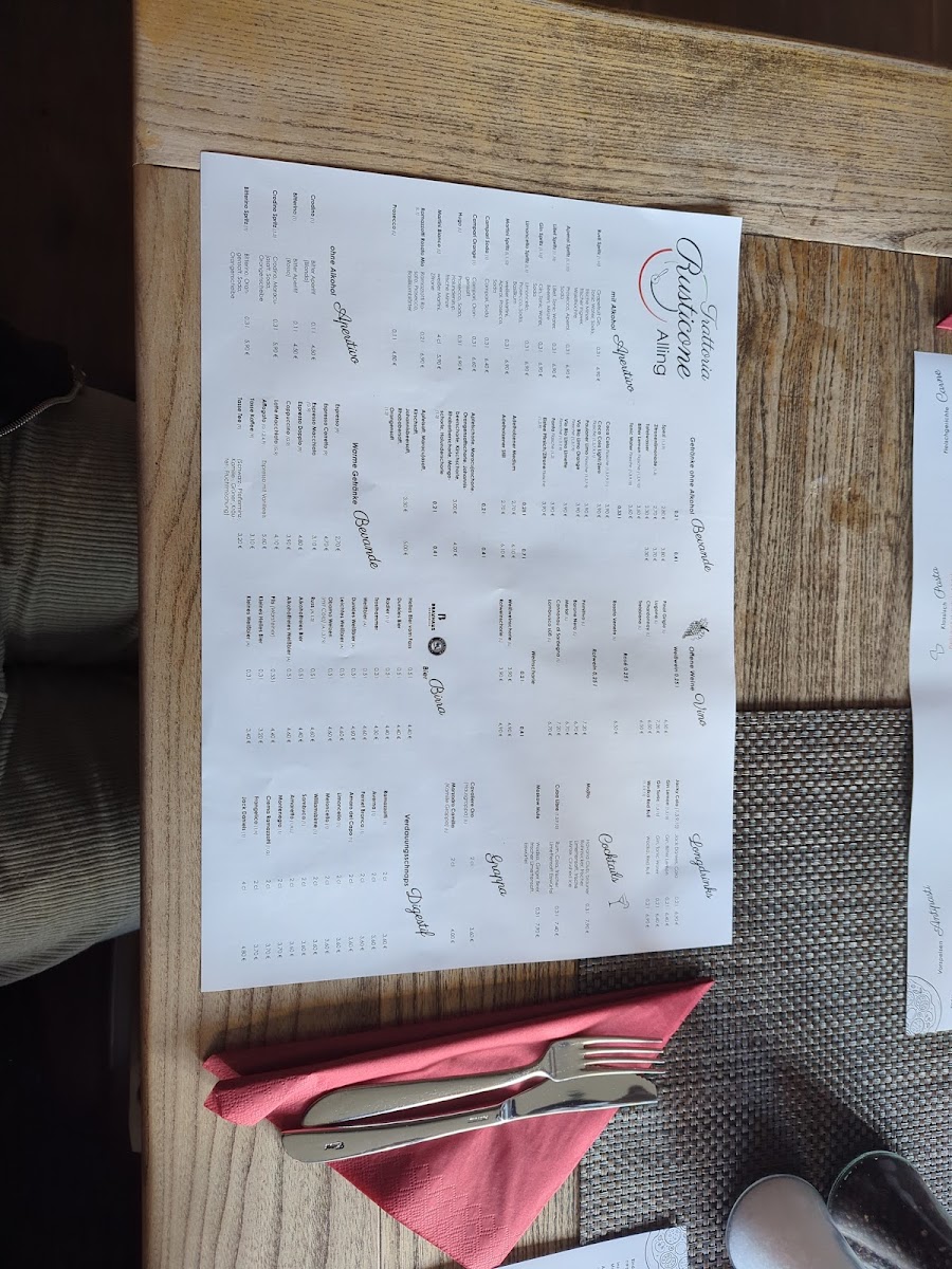 Menu Trattoria Rusticone Alling-7
