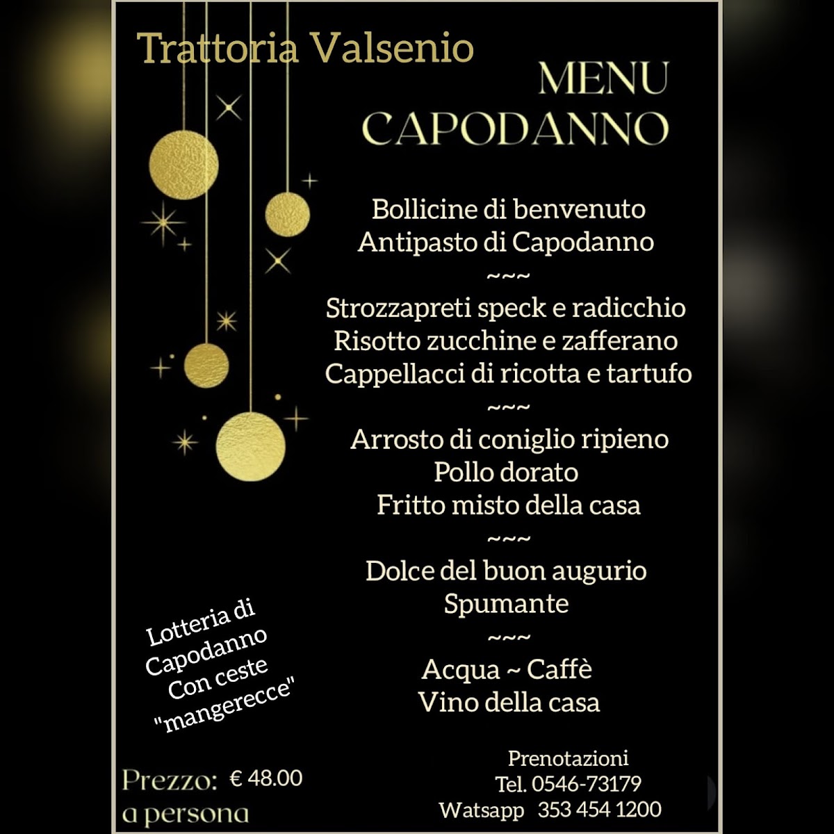 Menu Trattoria Valsenio-1