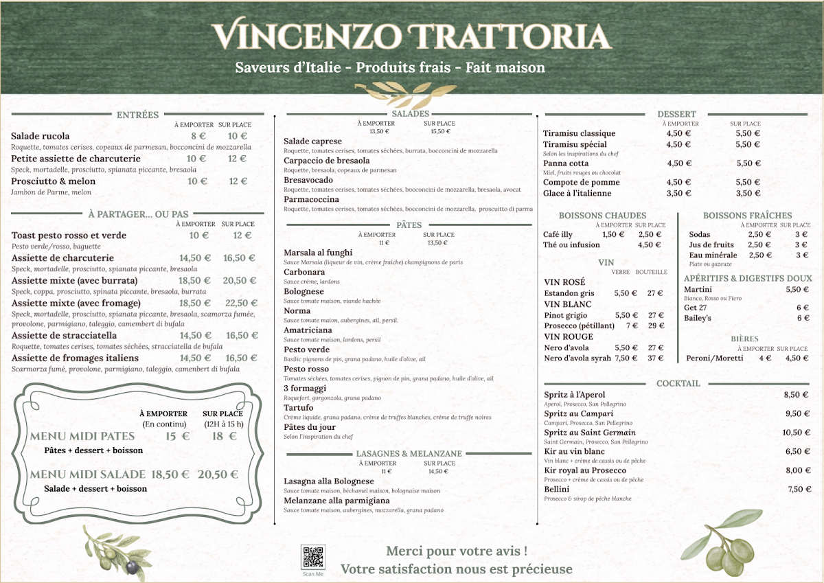 Menu Trattoria Vincenzo-1