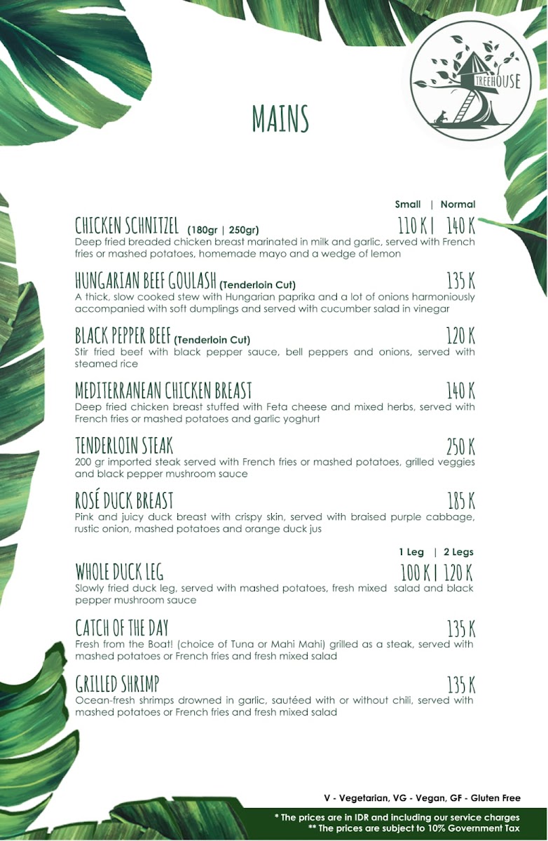 Menu Treehouse Restaurant & Bar Kuta Lombok-5