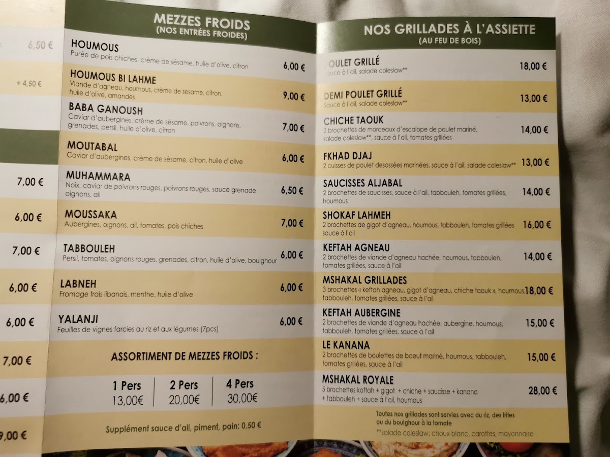 Menu Tresor Du Liban-4