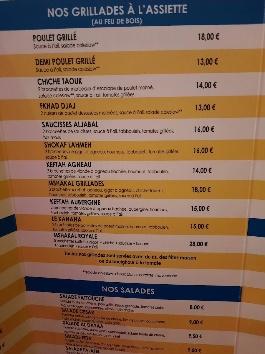 Menu Tresor Du Liban-8