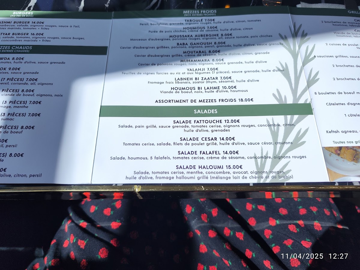 Menu Tresor Du Liban-9