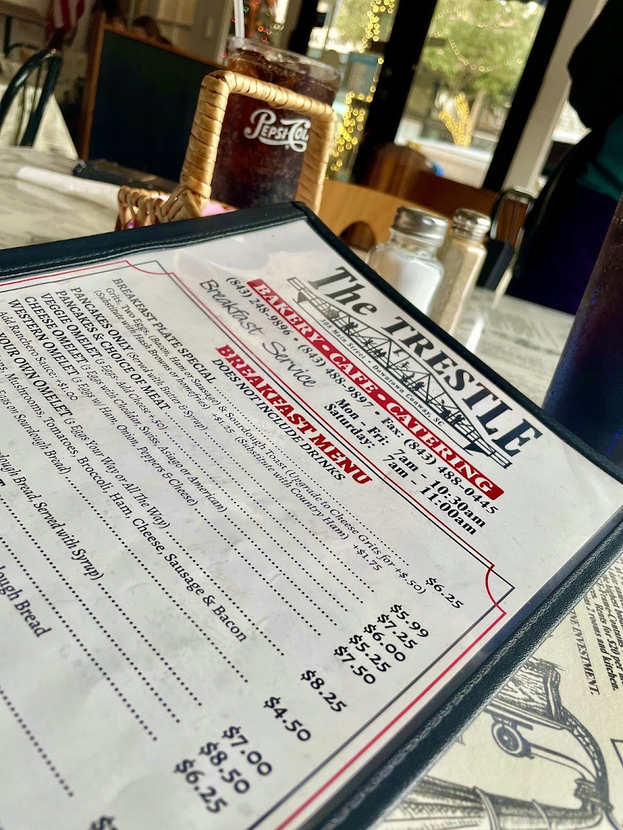 Menu Trestle Restaurant-7