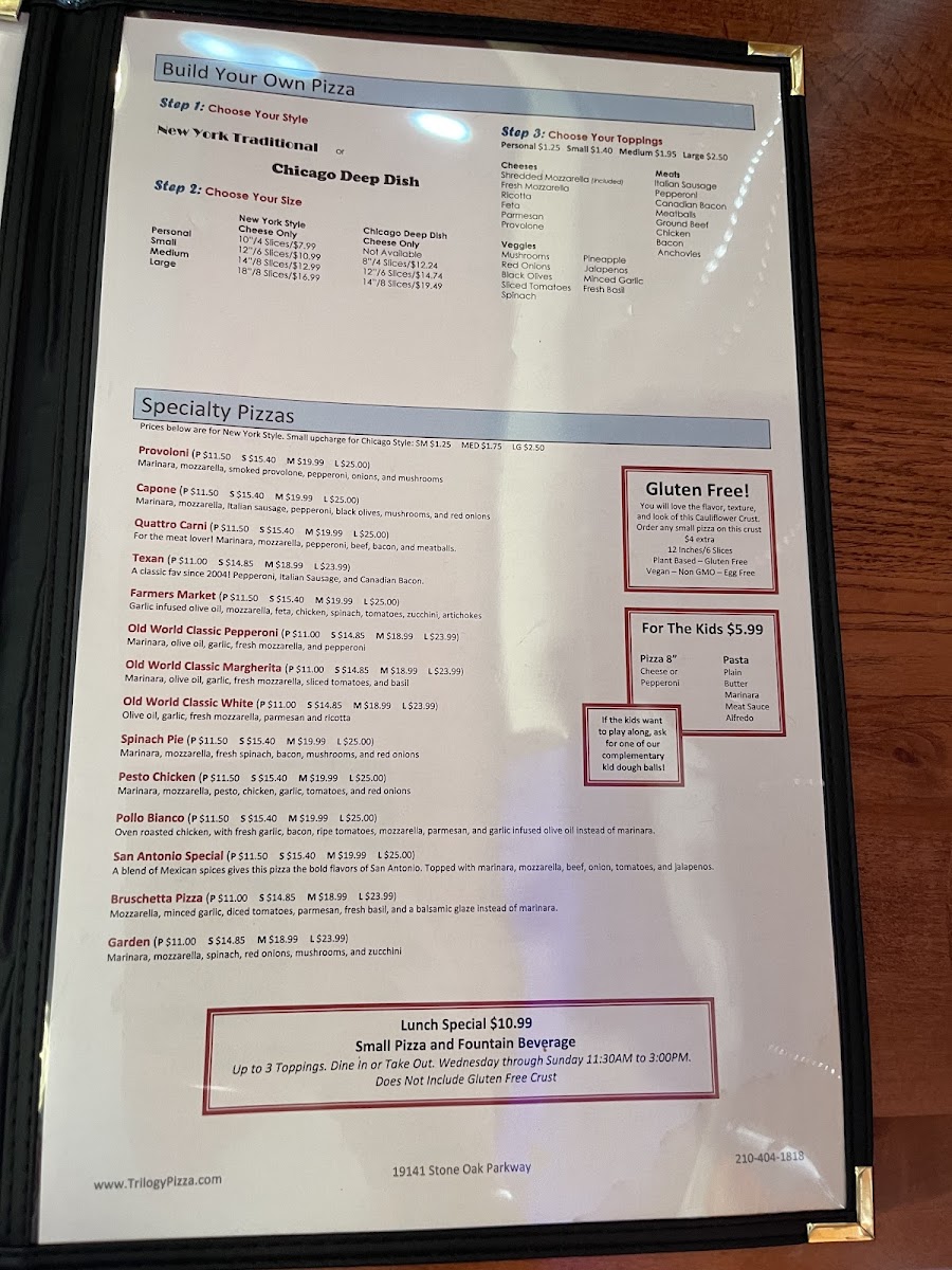 Menu Trilogy Pizza & Wine-2