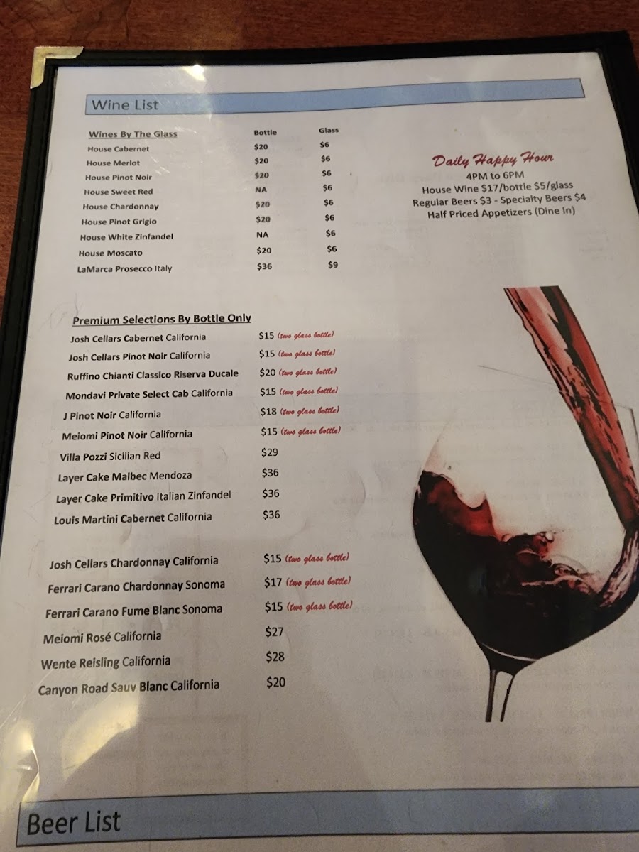 Menu Trilogy Pizza & Wine-8