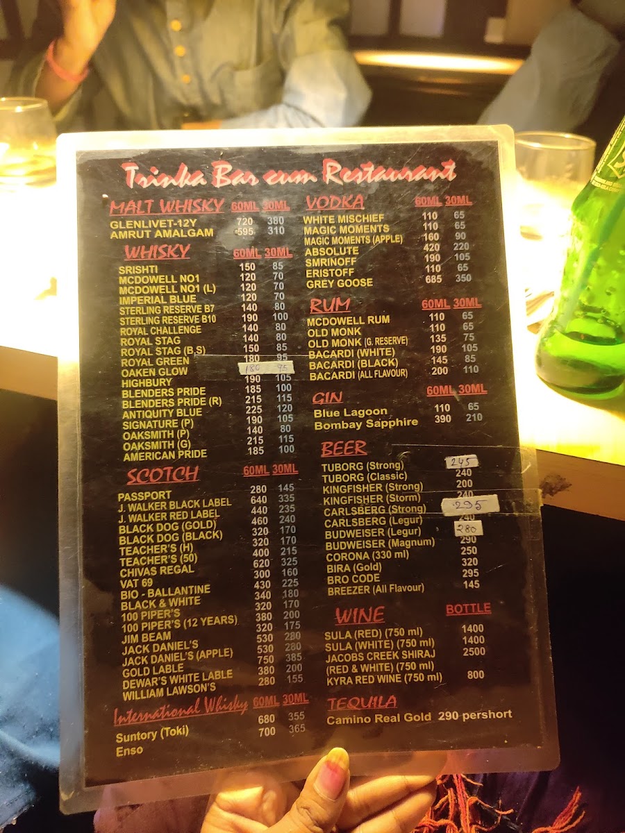 Menu Trinka-1