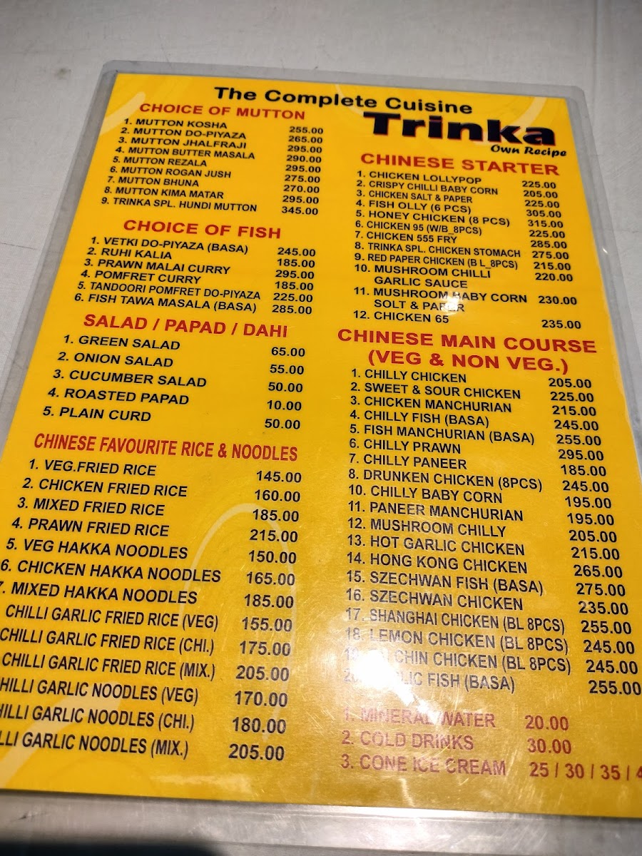 Menu Trinka-8