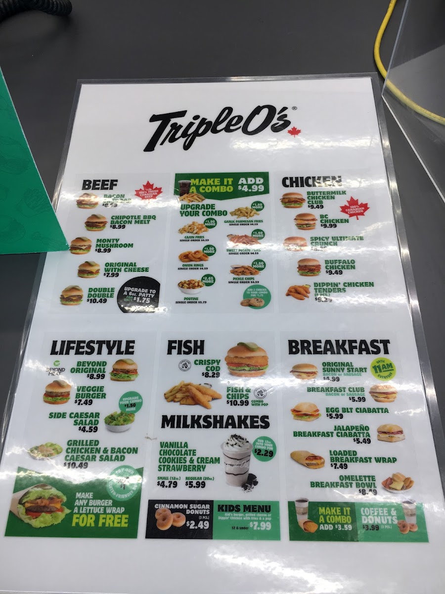Menu Triple O's-2