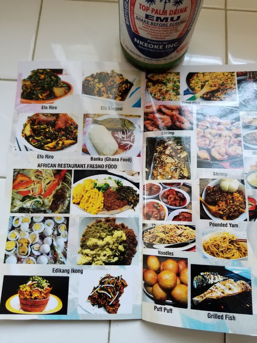 Menu Triumph African Restaurant & Market-8
