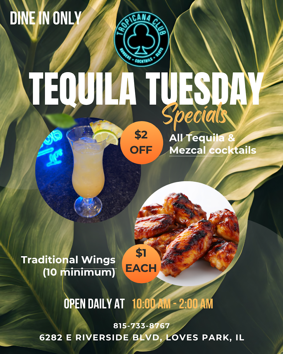 Menu Trop Club Grill And Gaming-1