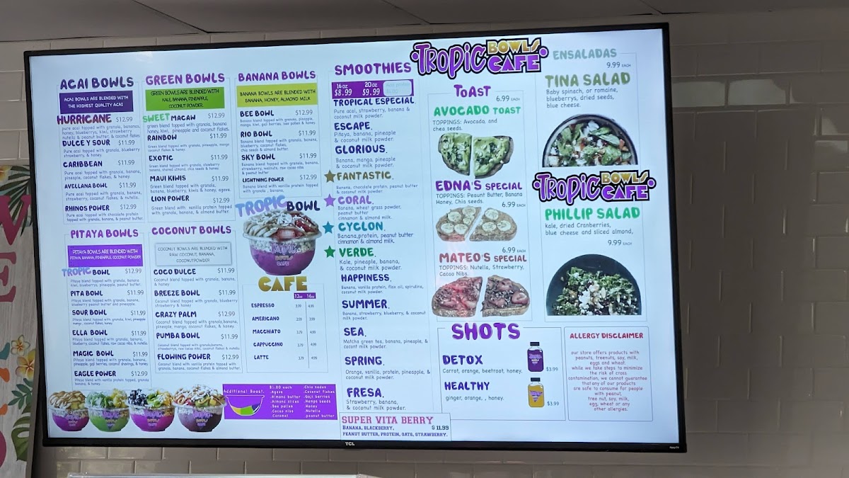 Menu Tropic Bowls Cafe-3