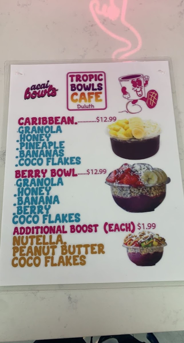 Menu Tropic Bowls Cafe-6