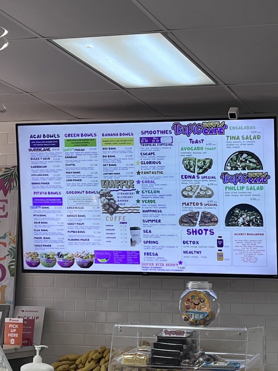 Menu Tropic Bowls Cafe-7