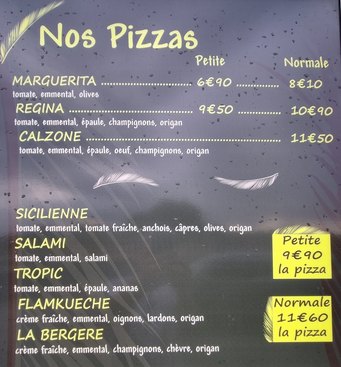 Menu Tropic Pizza: Pizzas Artisanales-3
