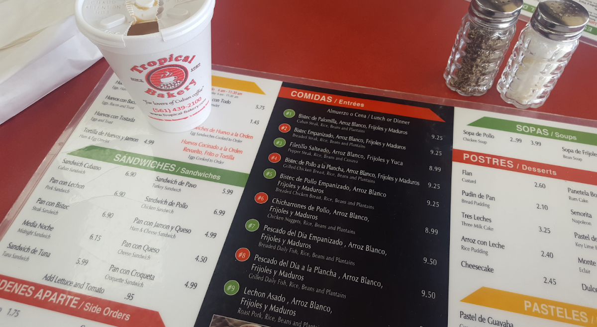 Menu Tropical Bakery & Restaurant-10