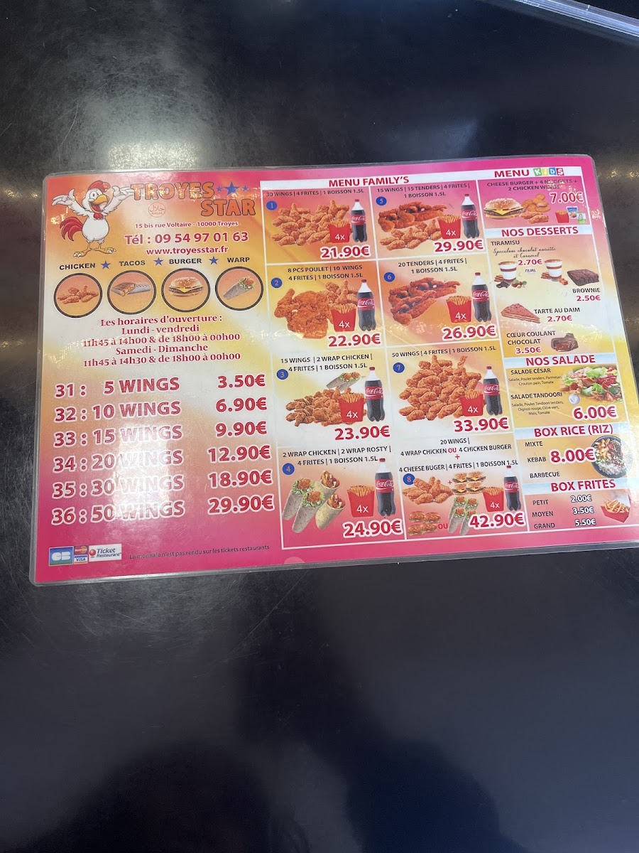 Menu Troyes Star Chicken-Hot-Wings-2