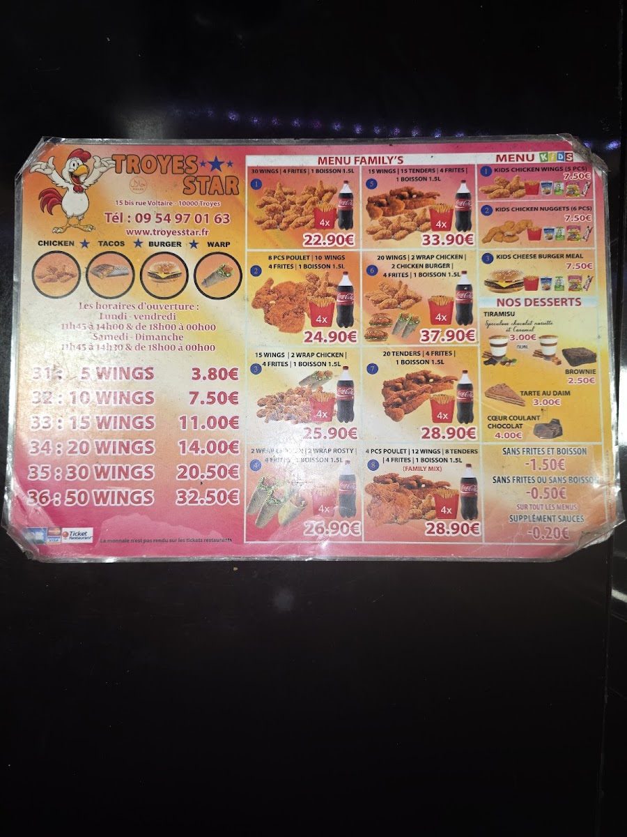 Menu Troyes Star Chicken-Hot-Wings-3