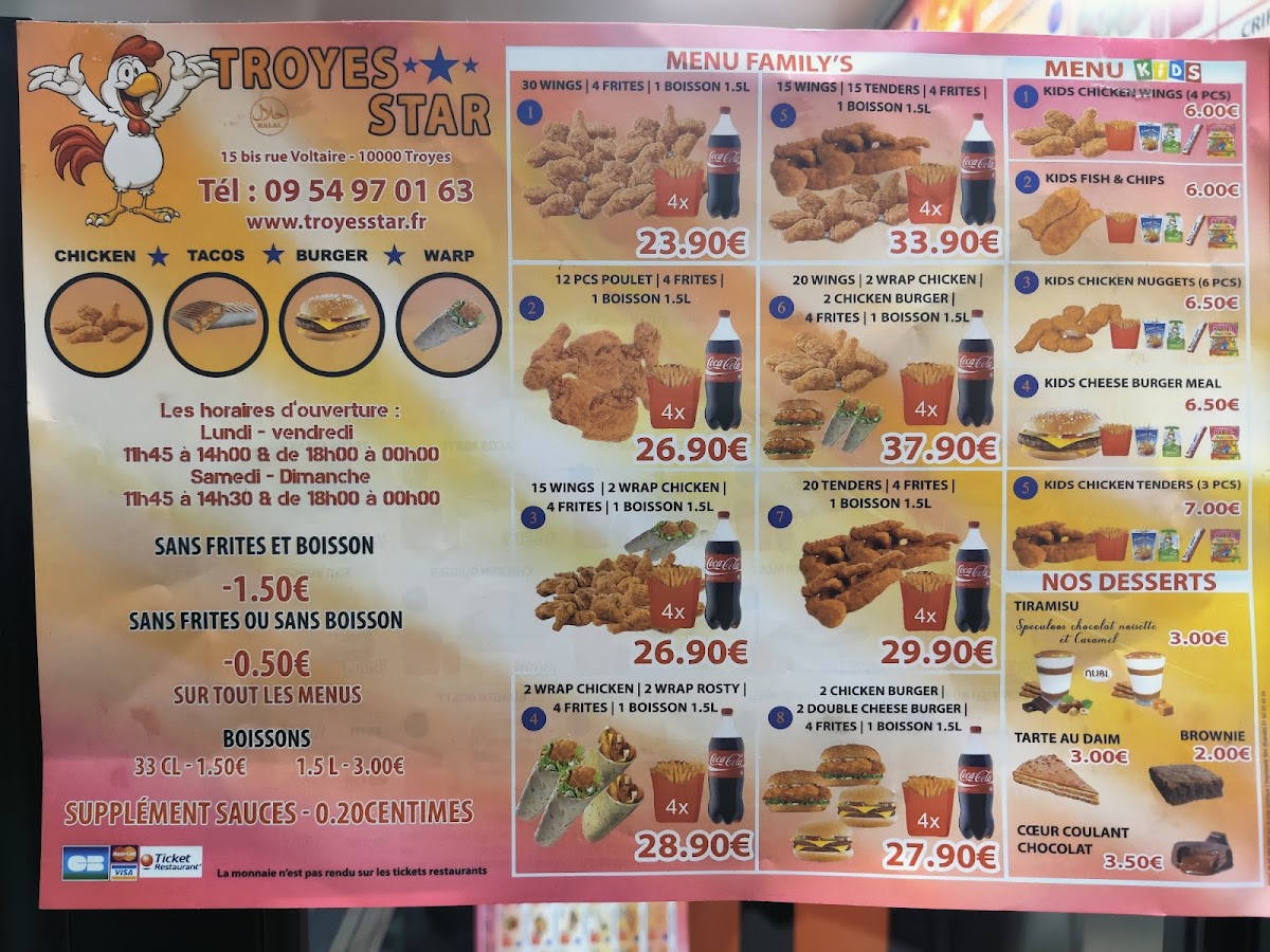 Menu Troyes Star Chicken-Hot-Wings-8