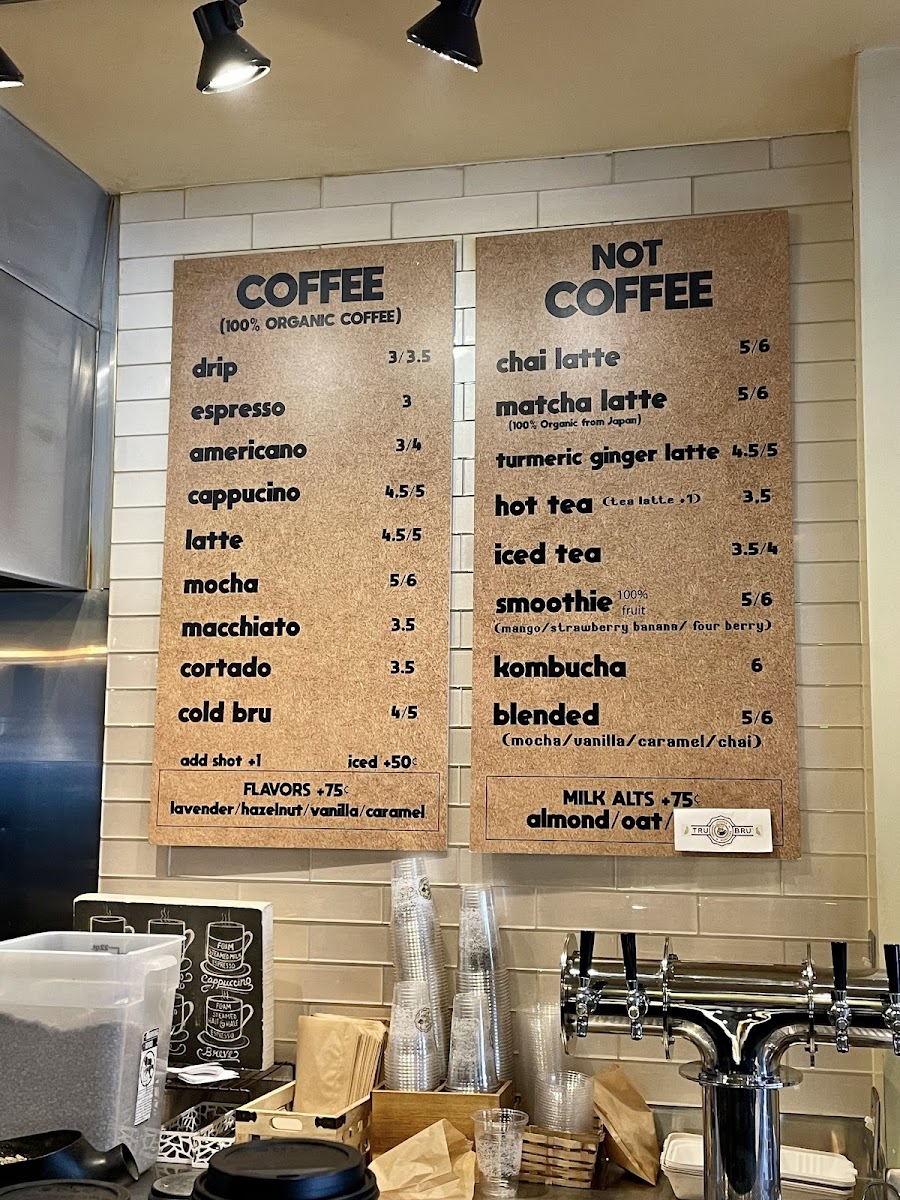 Menu Tru Bru Coffee-5