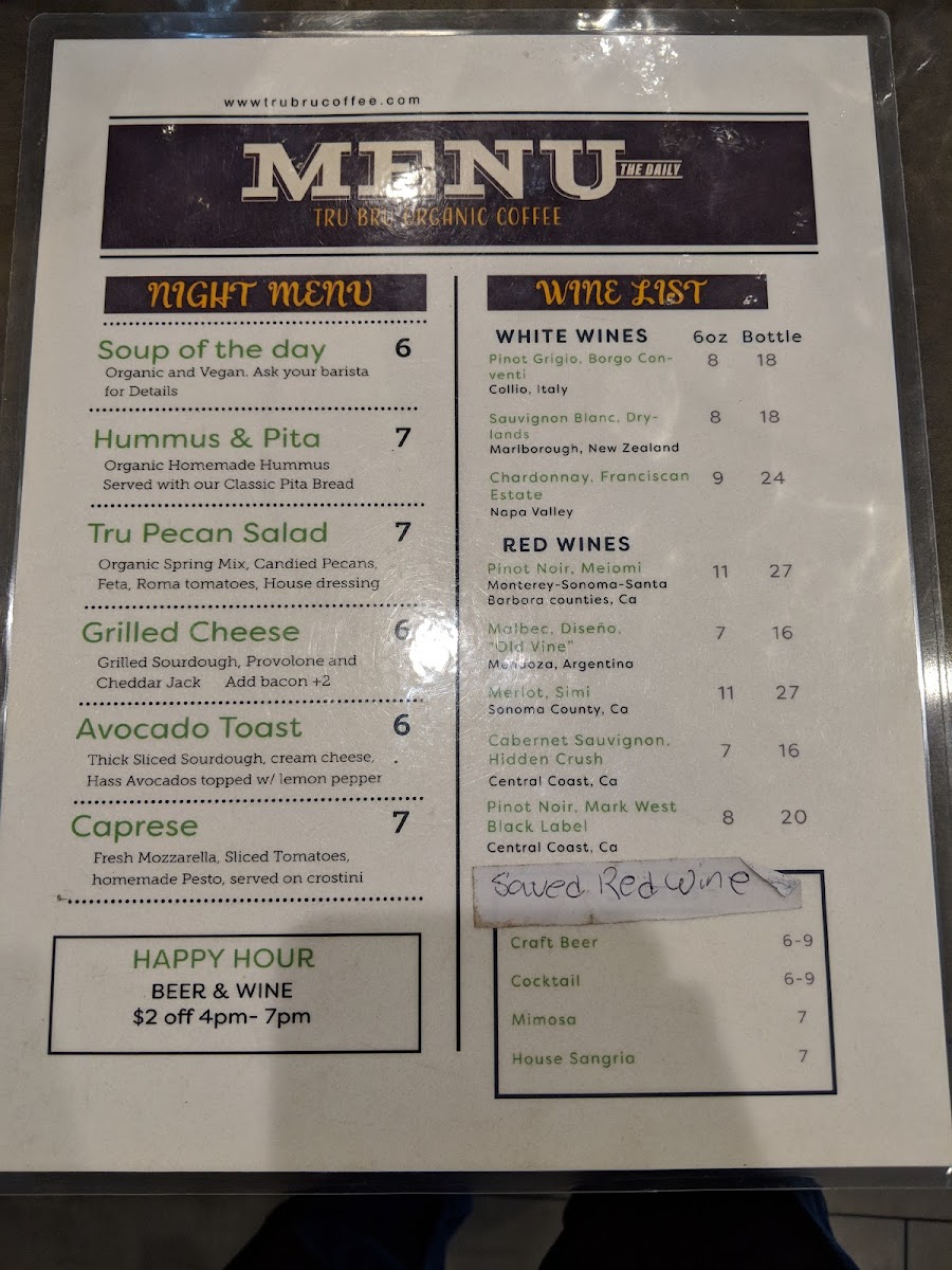 Menu Tru Bru Coffee-8