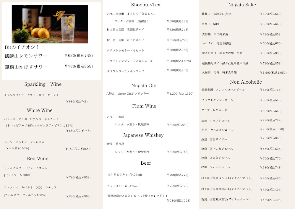 Menu Tsubame-Sanjo Italian Bit-2