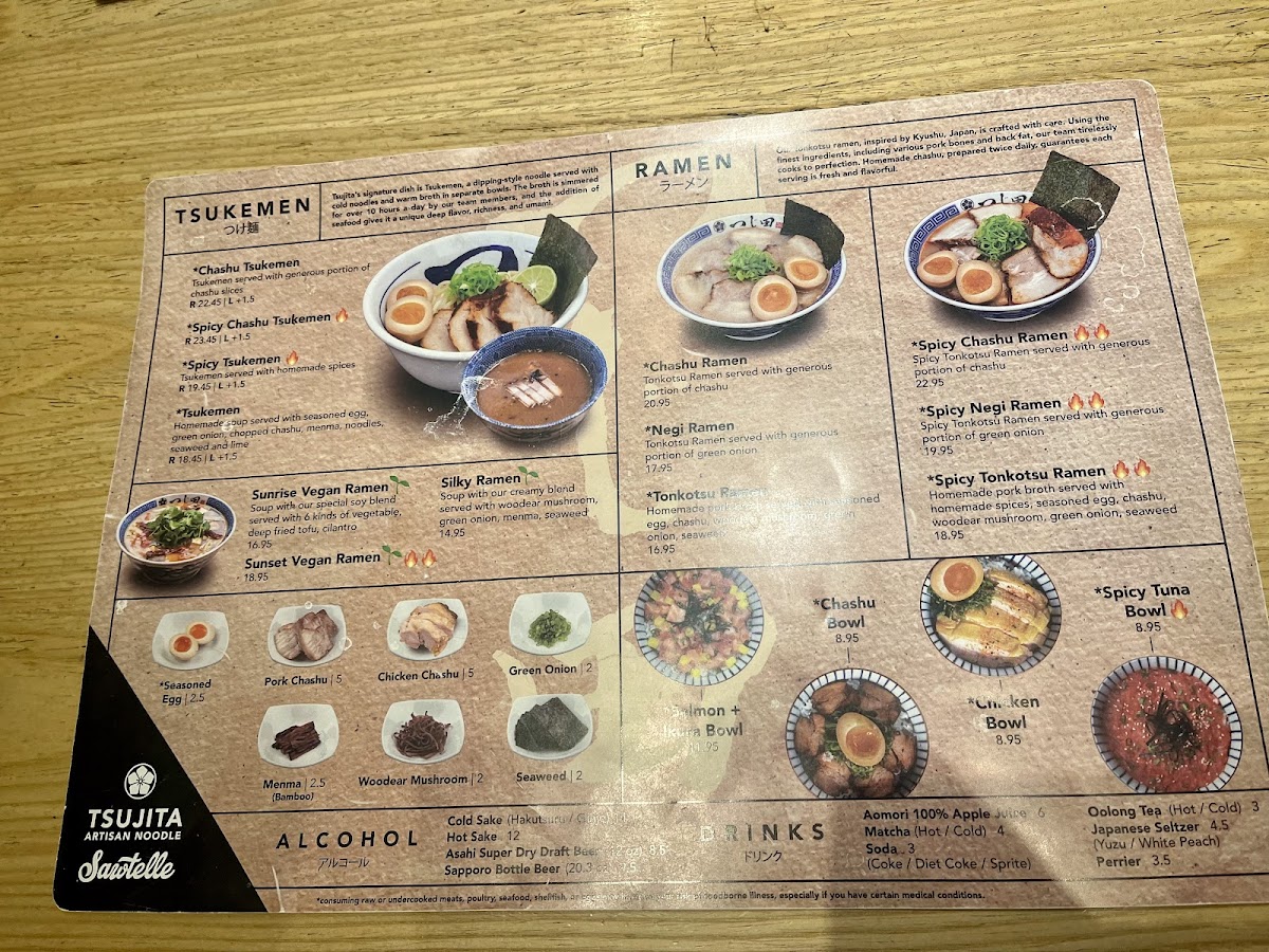 Menu Tsujita La Artisan Noodles-1