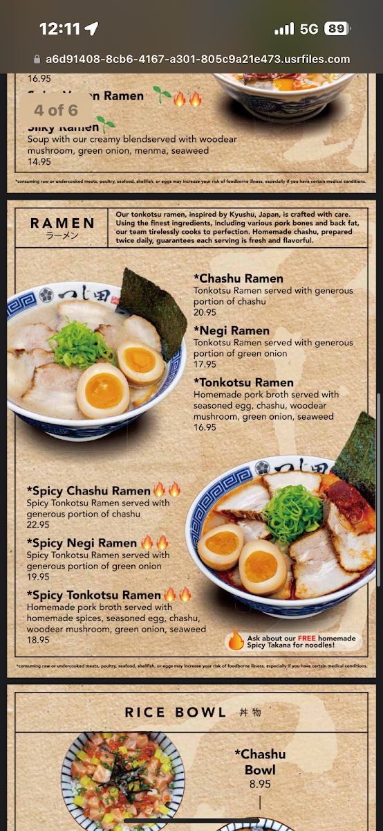 Menu Tsujita La Artisan Noodles-4