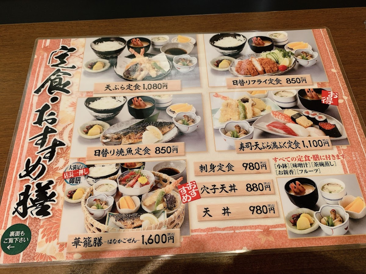 Menu Tsukiji Nihonkai Yaguchi-9