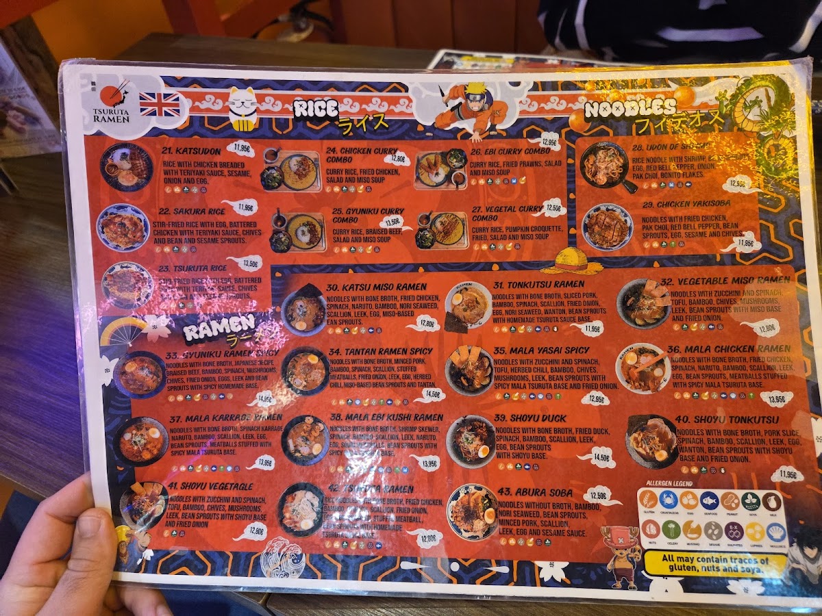 Menu Tsuruta Ramen Sevilla-2