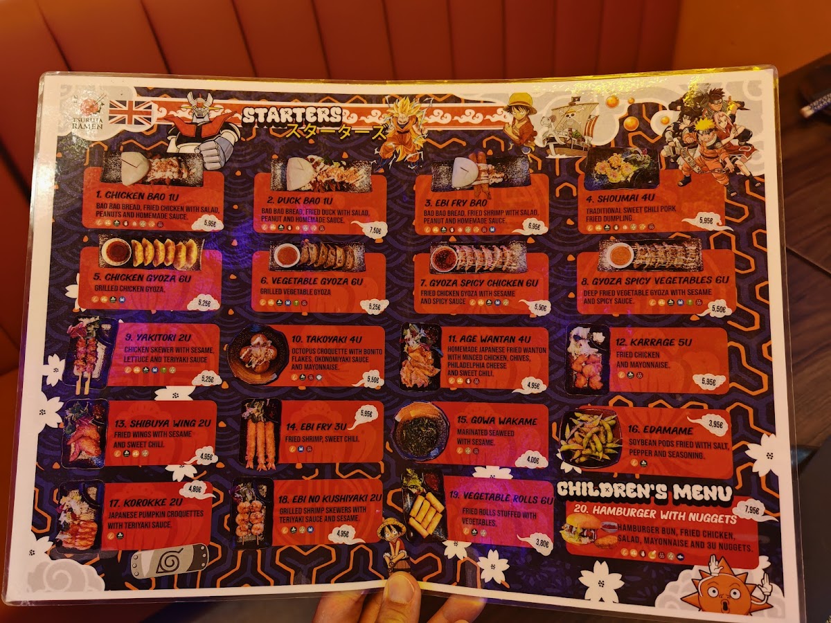 Menu Tsuruta Ramen Sevilla-7