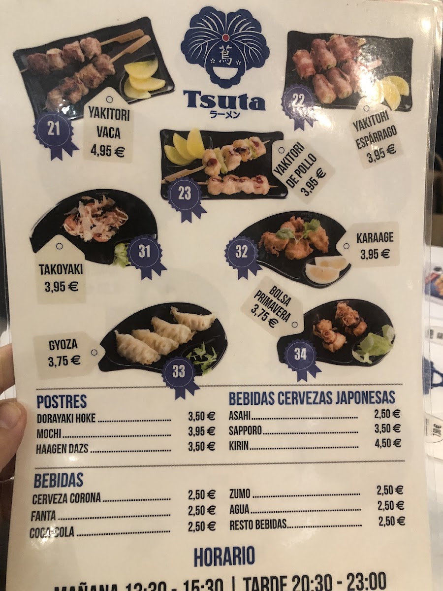 Menu Tsuta Ramen-10