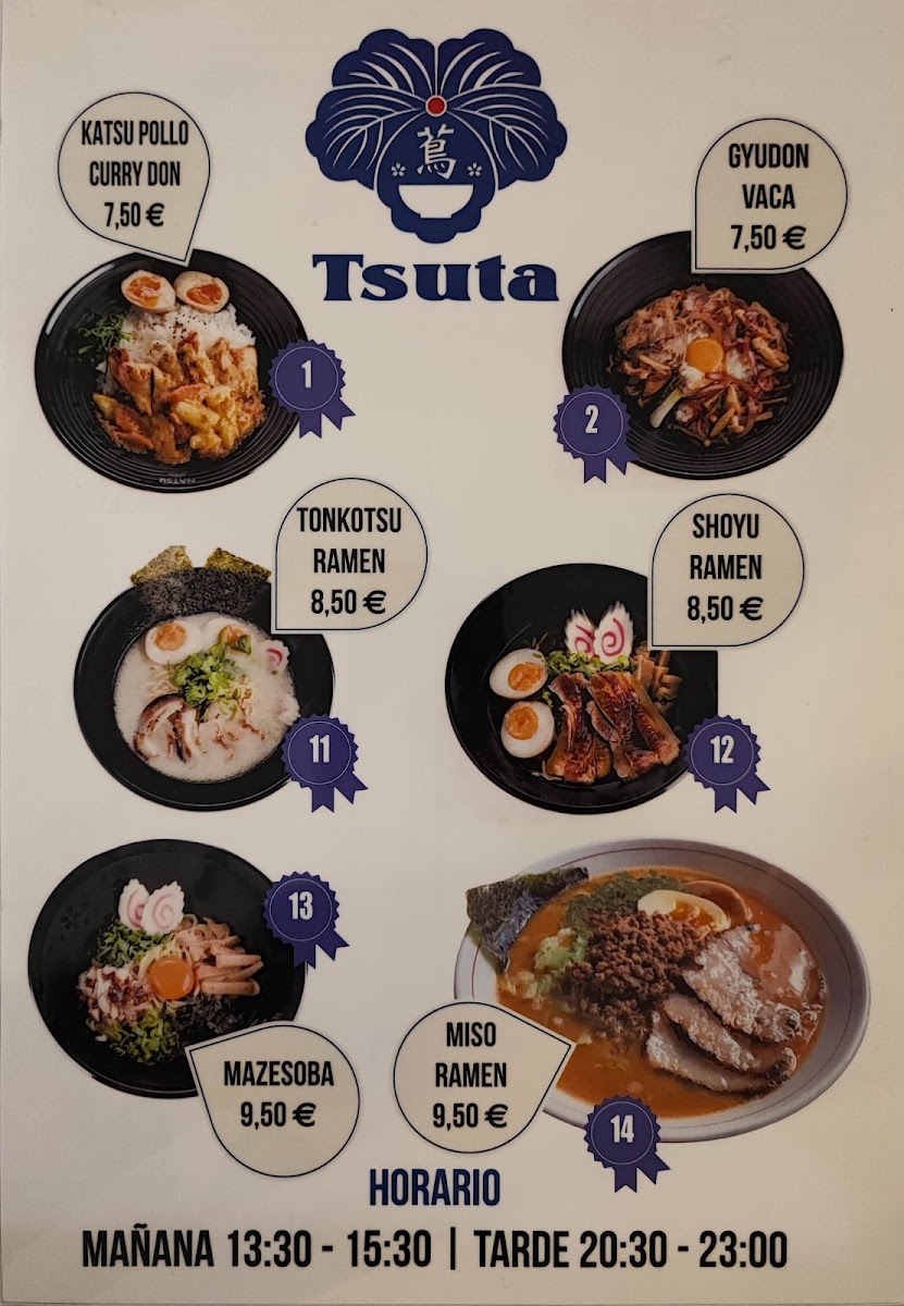 Menu Tsuta Ramen-9