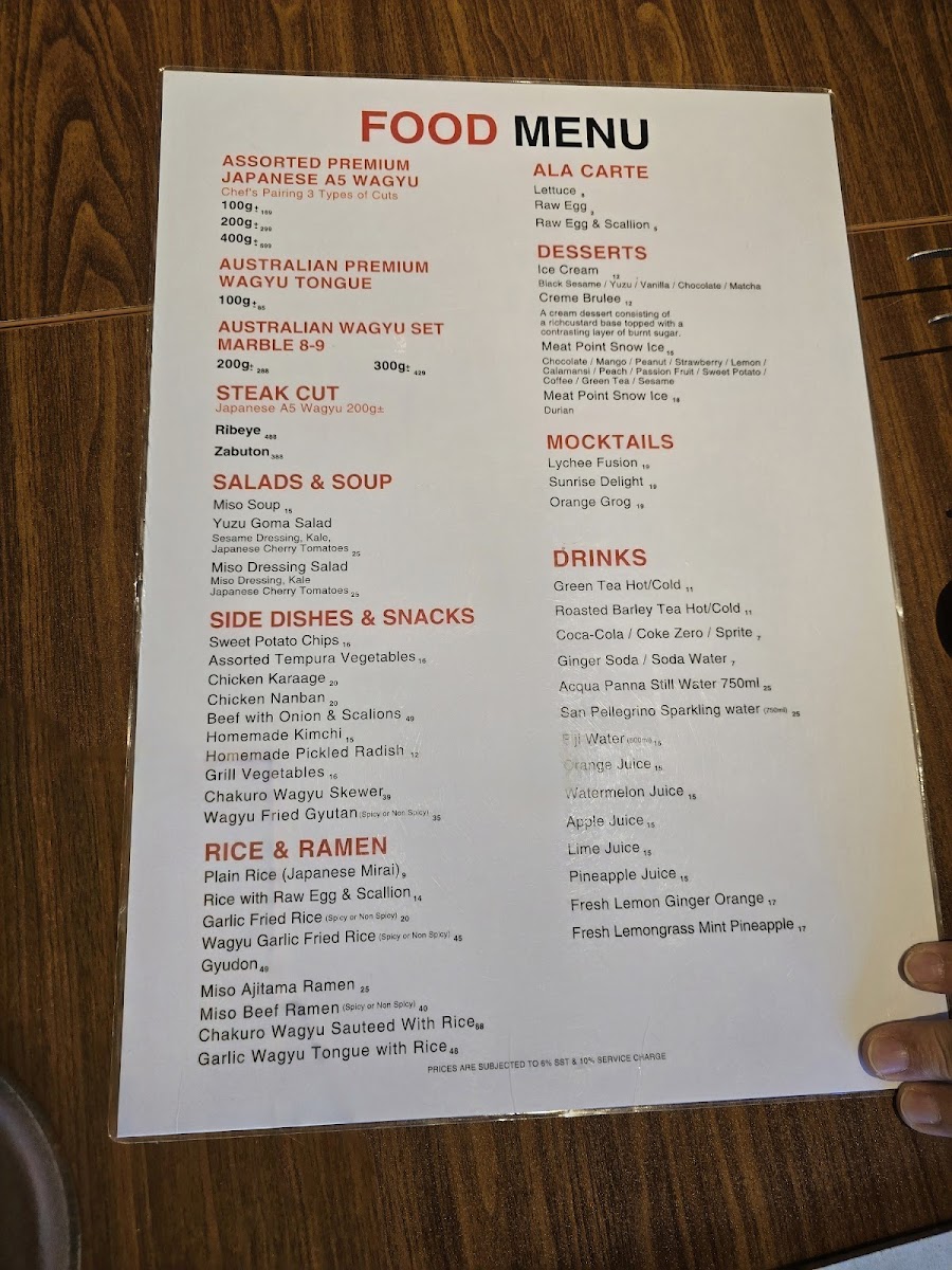 Menu Ttdi Chakuro Yakiniku By Meatpoint - حلال-6