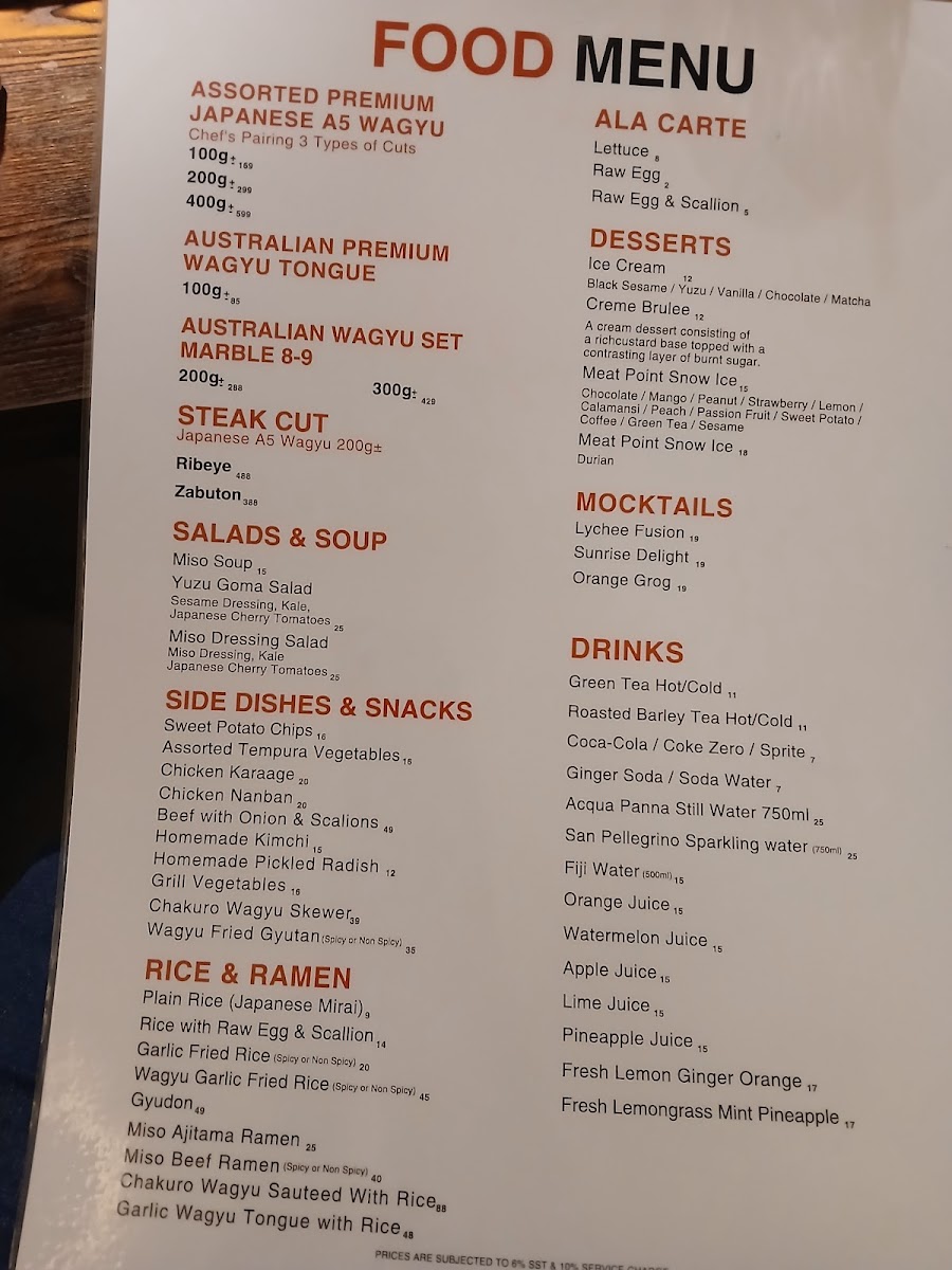 Menu Ttdi Chakuro Yakiniku By Meatpoint - حلال-7