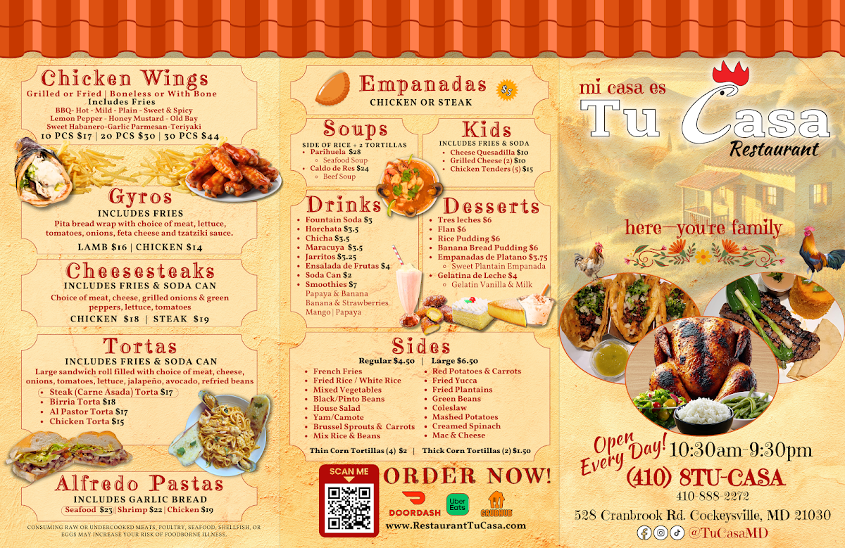 Menu Tu Casa Restaurant-2