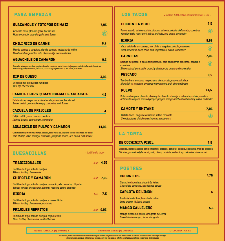 Menu Tu Taqueria Wey-1