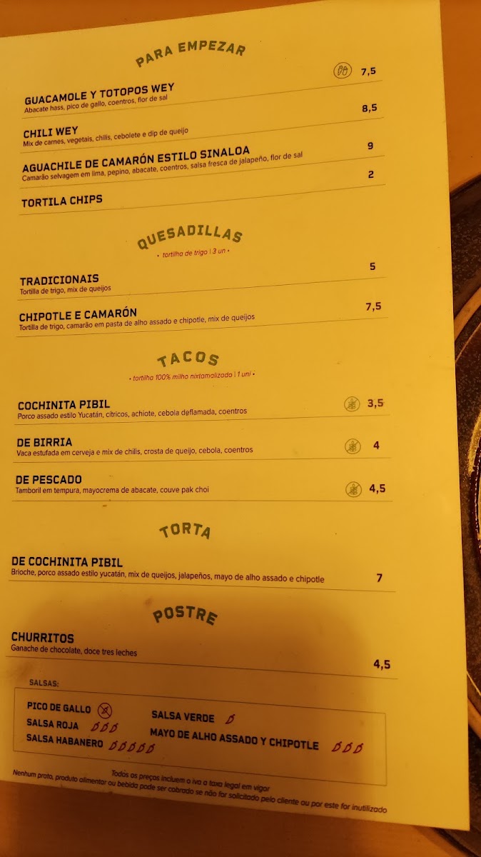 Menu Tu Taqueria Wey-3