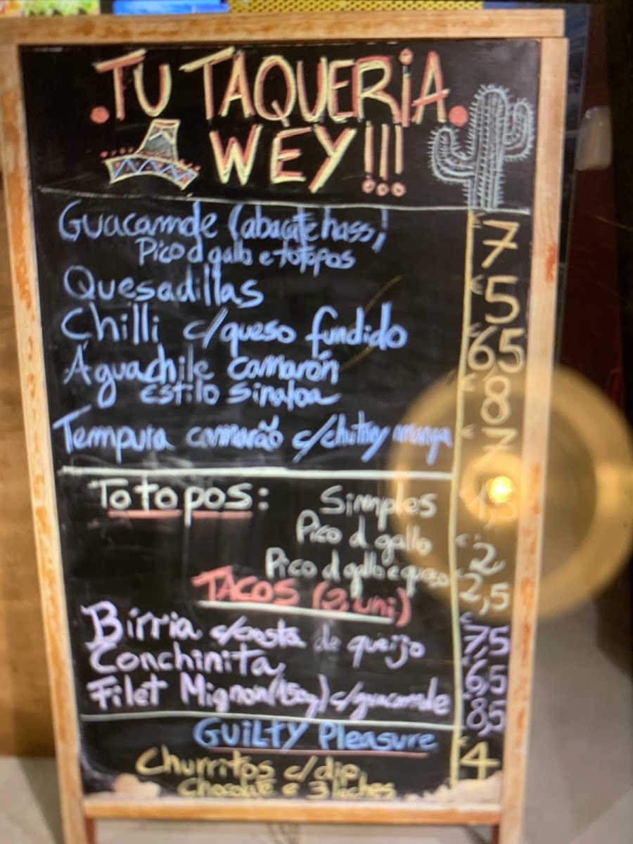 Menu Tu Taqueria Wey-8