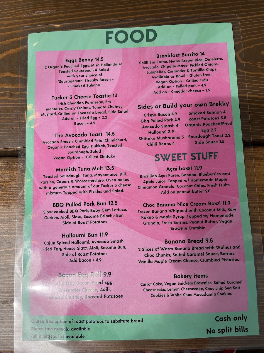 Menu Tucker Brunch Bar-6