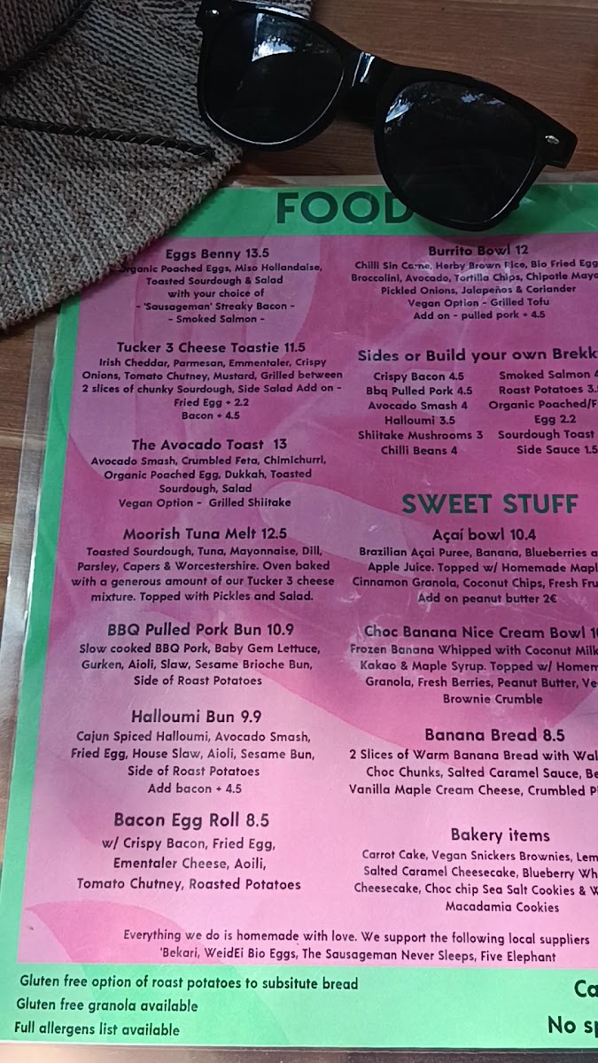 Menu Tucker Brunch Bar-7