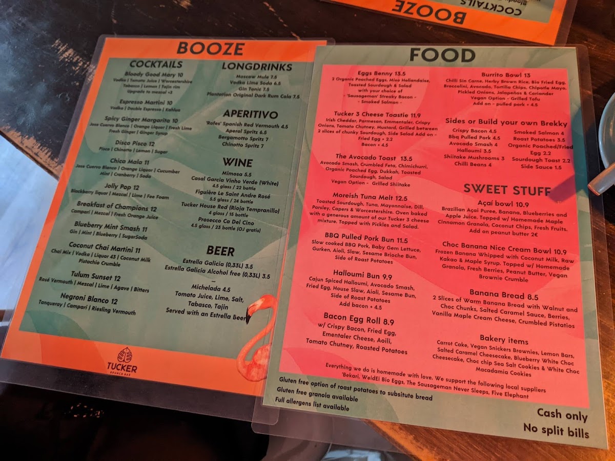 Menu Tucker Brunch Bar-8