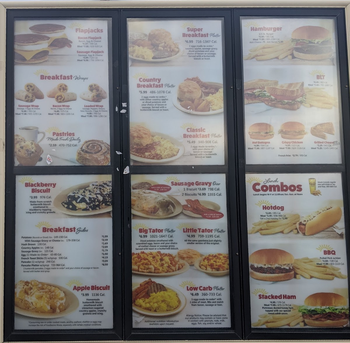 Menu Tudor's Biscuit World-2
