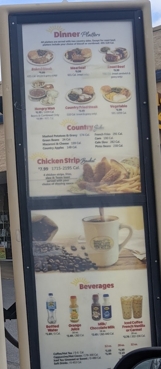 Menu Tudor's Biscuit World-4