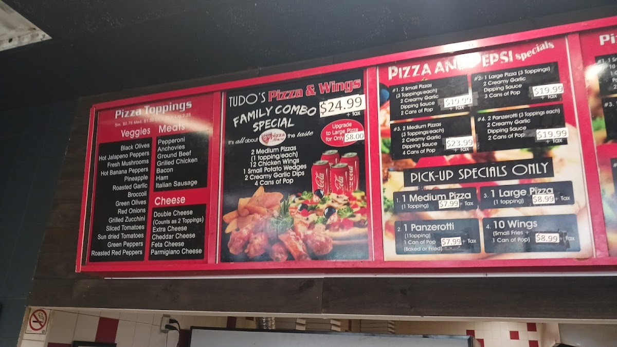 Menu Tudo’S Pizza House-1