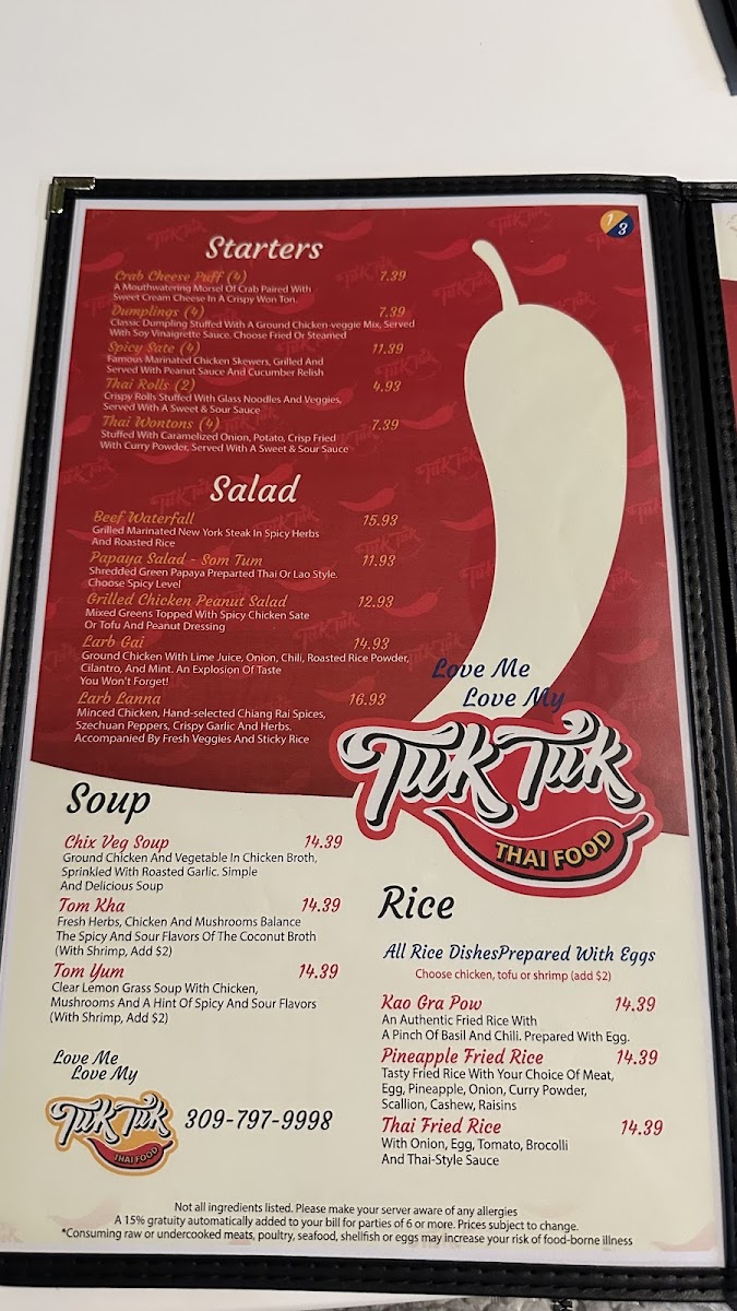Menu Tuktuk Thai Bbq-4