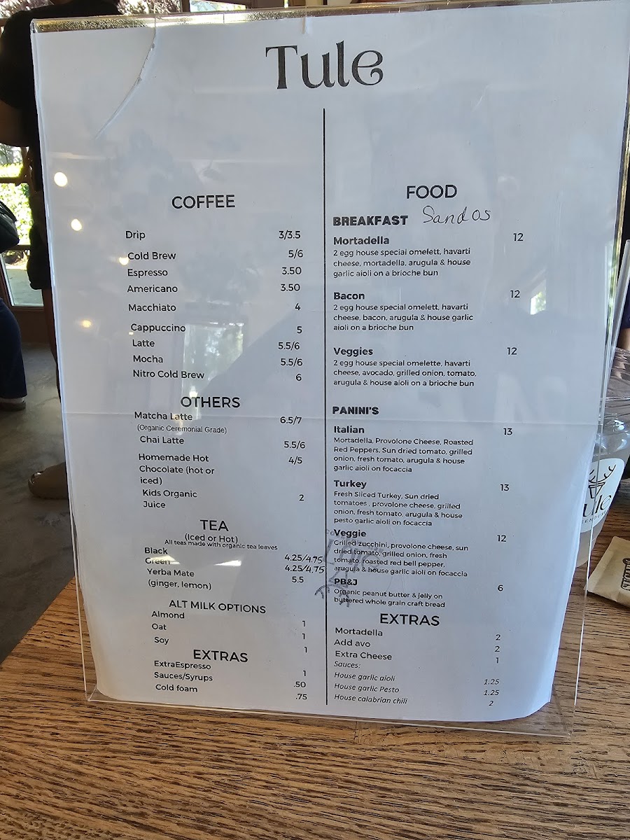 Menu Tule Coffeehouse-3