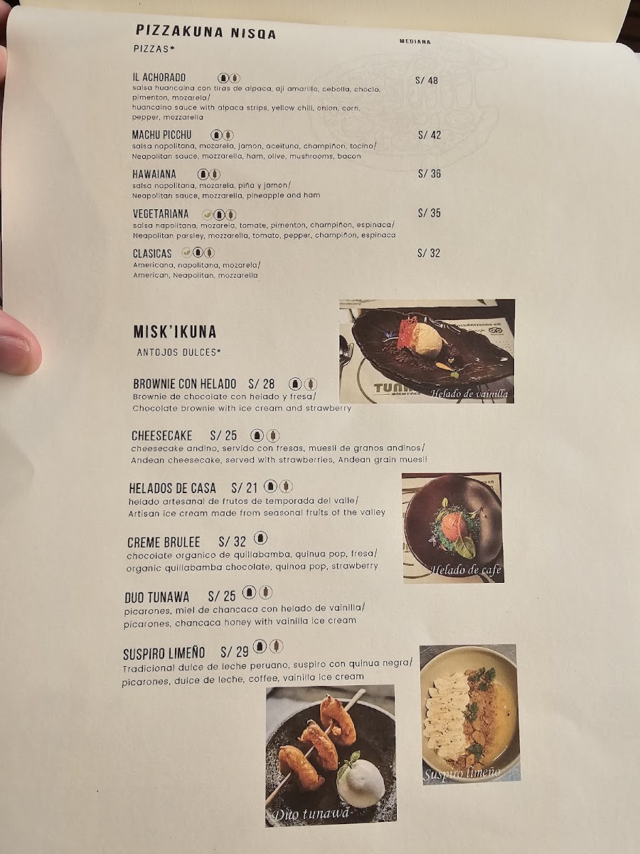 Menu Tunawa Andean Fusion. ''second Floor''-4