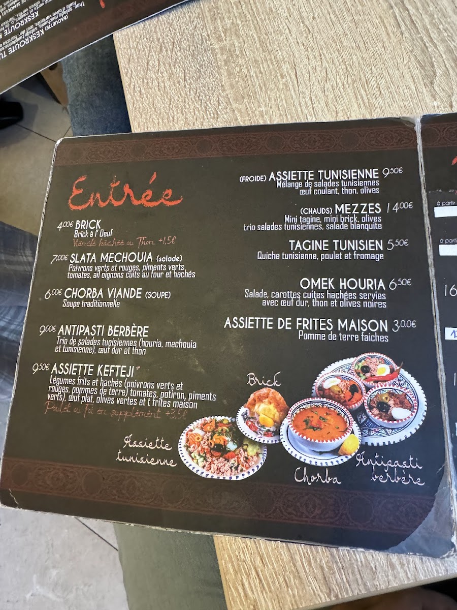 Menu Tunisian Canteen-10