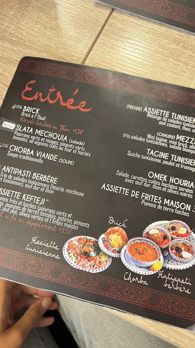 Menu Tunisian Canteen-2
